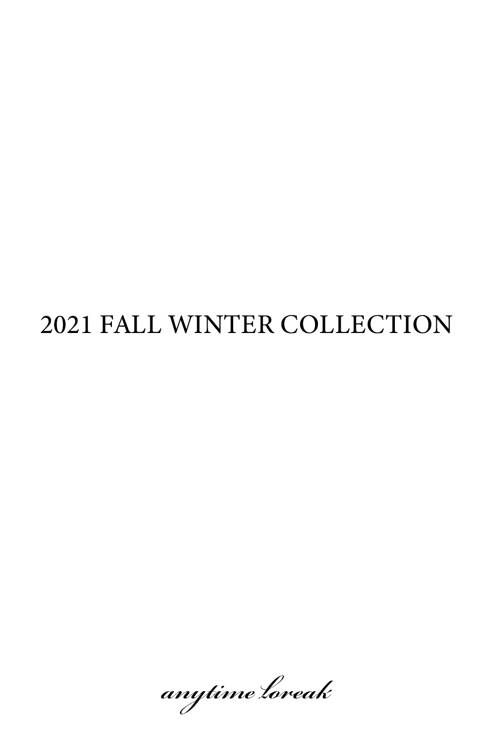 2021 Fall Winter Collection